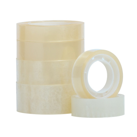 Nastro adesivo trasparente in PP Q-Connect - conf. 10 pezzi - 15 mm x 33 m - KF01787